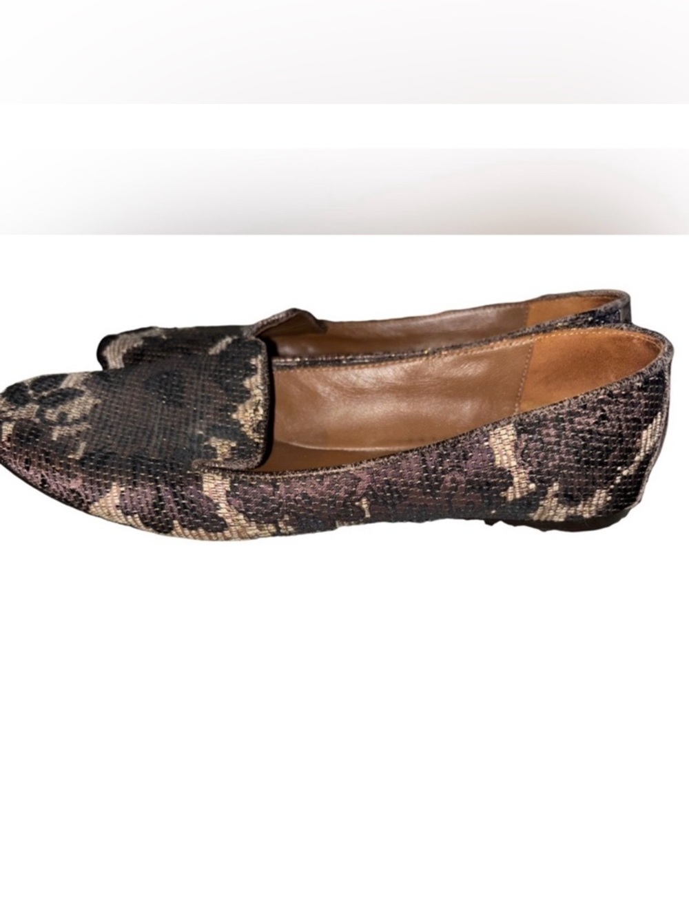 Donald J. Pliner Brocade Flats